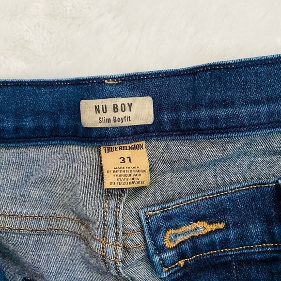 TRUE Religion Nu Boy Jean Gently Used Size 31 - Picture 4 of 5